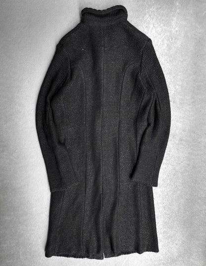 UNDERCOVER AW06-07 “but beautiful: GURU GURU” Distorted Long Knit Coat