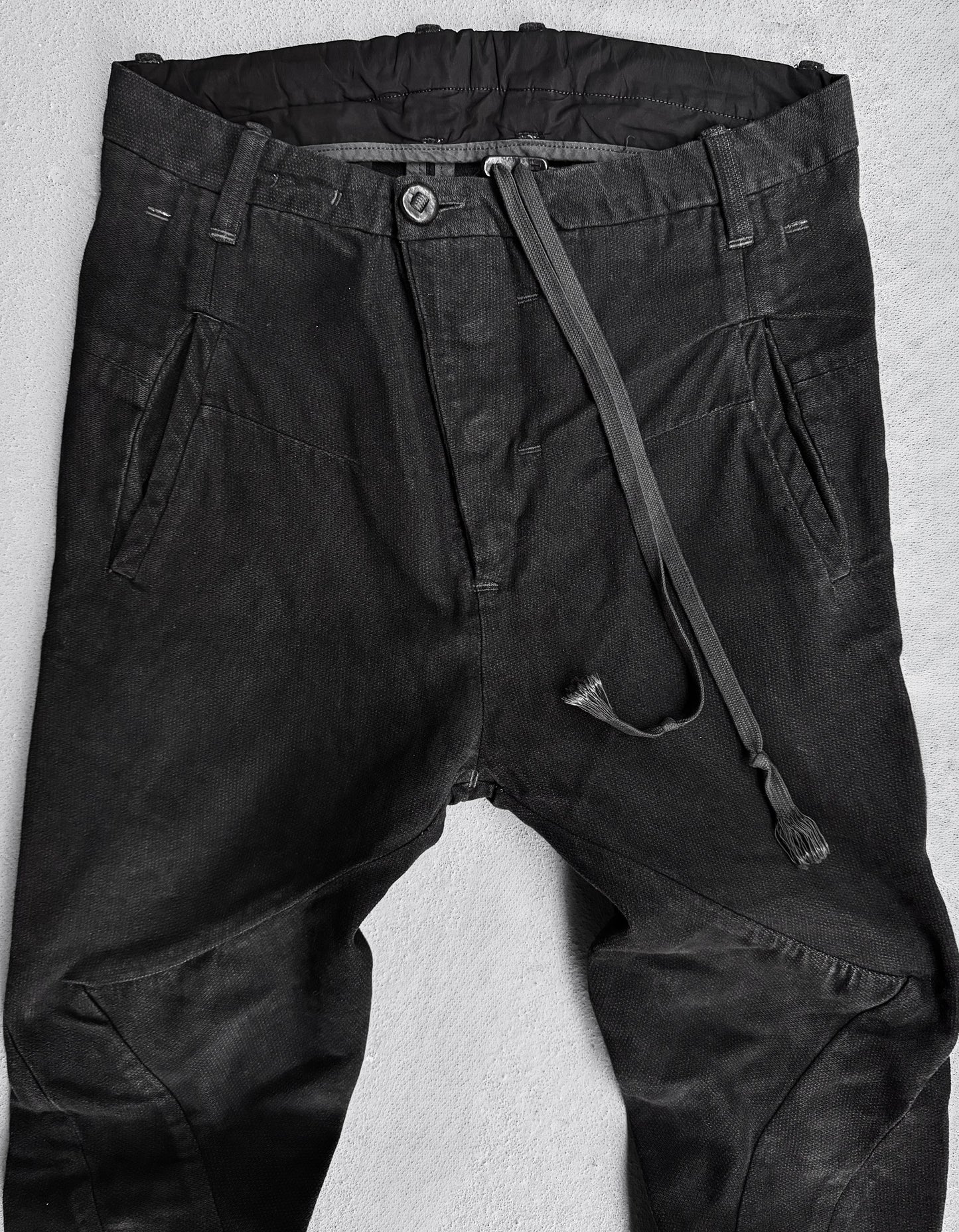 Boris Bidjan Saberi AW13-14 P5-F181 Object Dyed Articulate J-cut Pants