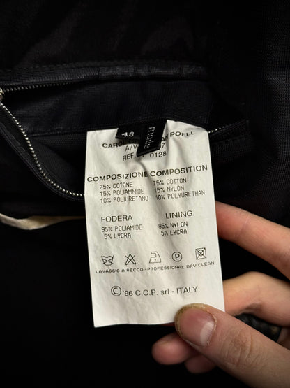 Carol Christian Poell AW96-97 Bubble Effect Zip-Up Work Jacket