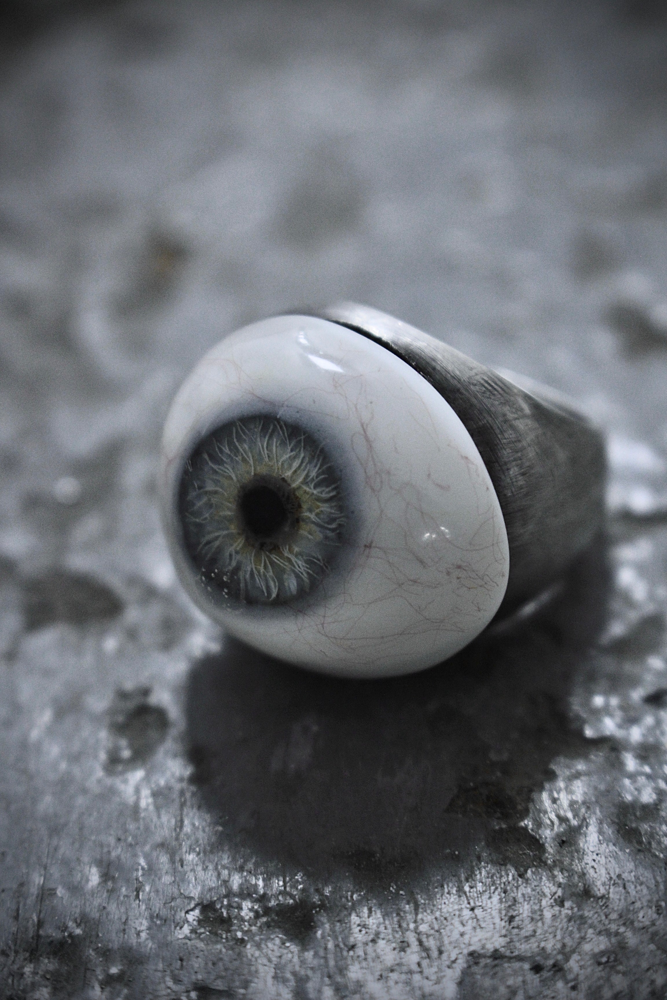 Carol Christian Poell Prosthetic Eye Silver Ring | DRIEW