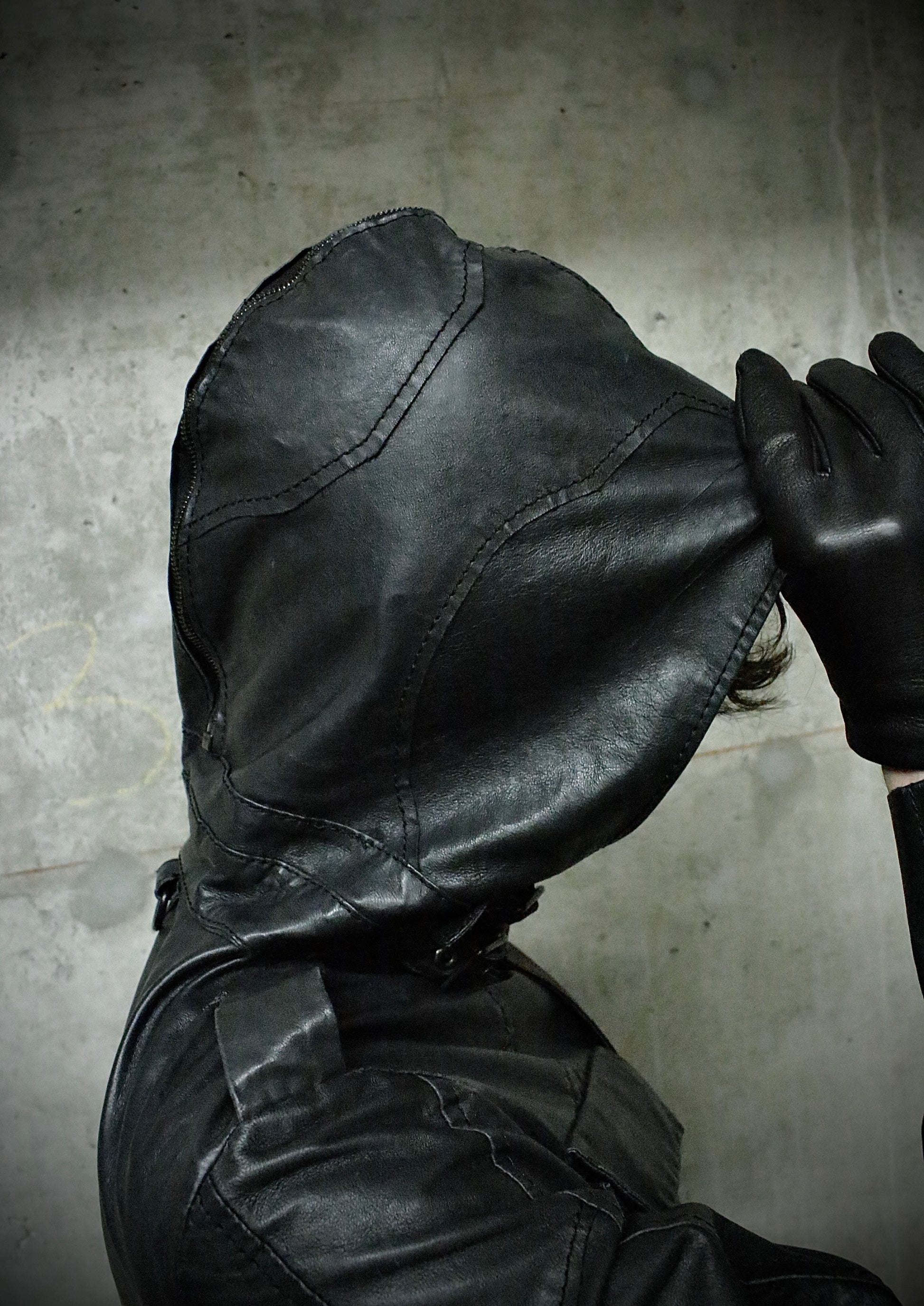 Yasuyuki Ishii Early 00s Distressed Deerskin Leather Field Jacket detail | DRIEW GARMENTS