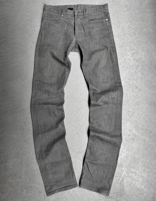 DIOR HOMME by Hedi Slimane SS06 Grey Bootcut Denim