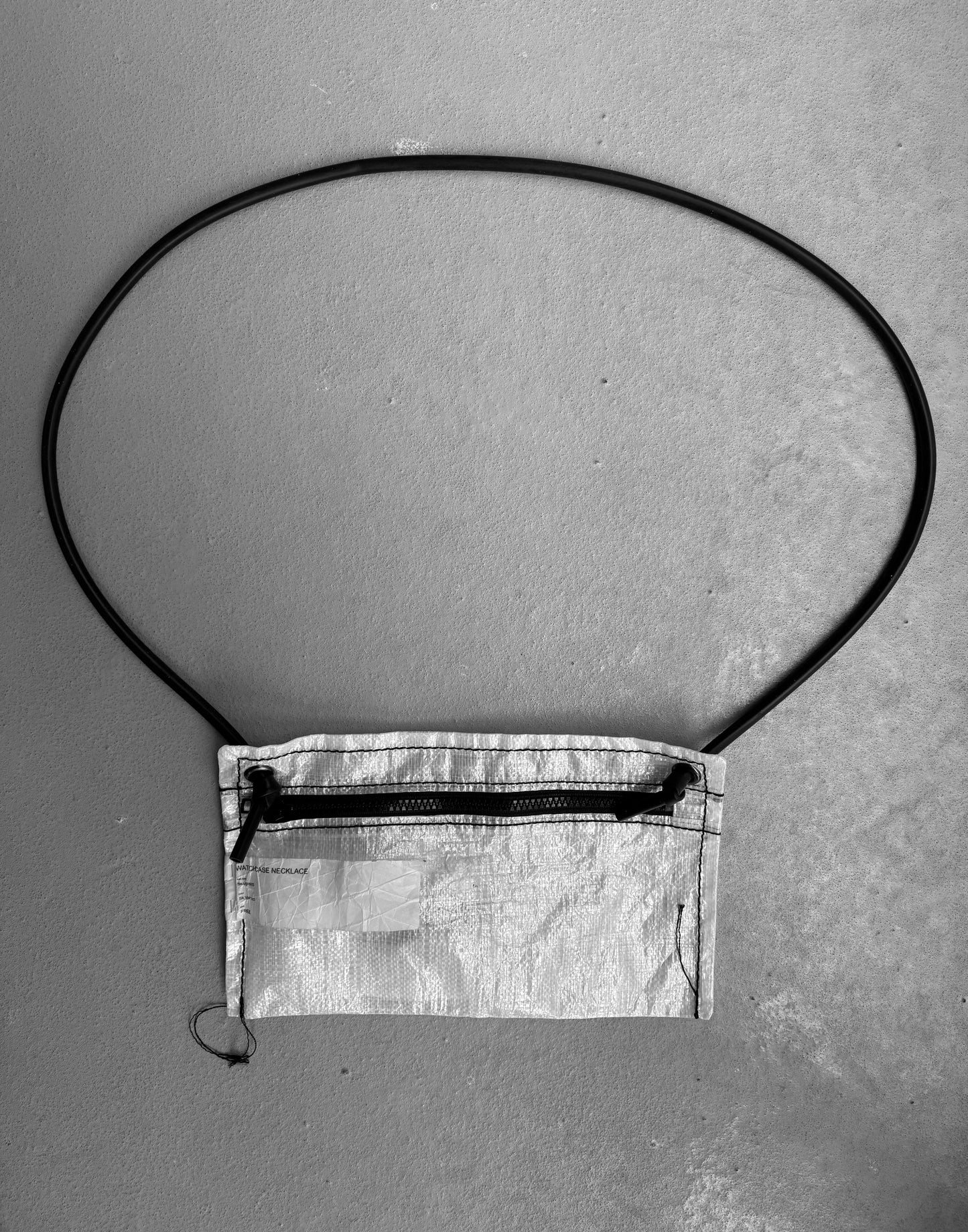 TaichiMurakami Oxidized .925 Silver Watchcase Necklace