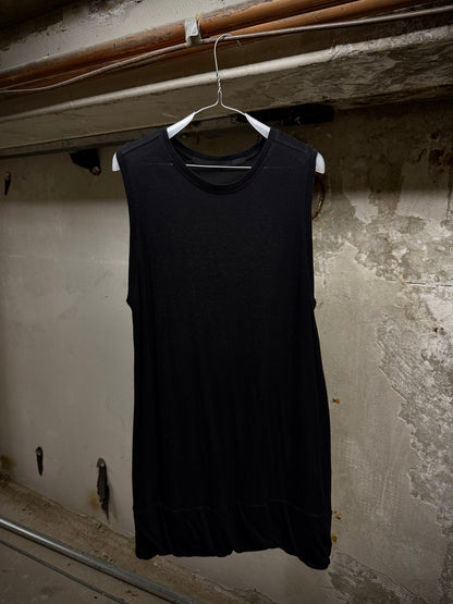 JULIUS _7 AW15-16 "sphere;" Double Layer Hem Long Tank Top | Archive Fashion Toronto