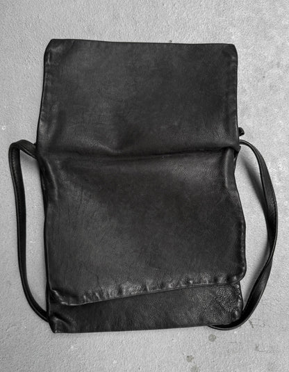 GUIDI 'PKT04' Small Kangaroo Leather 3-Pocket Sling Bag