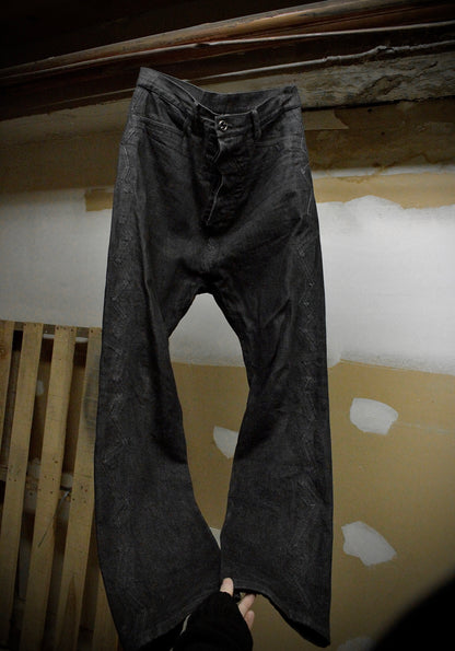 DEEPTI Collection °016-017 ‘D-050 YAW-95’ Closed Crash Seam Low Cut Denim | Archive Fashion Toronto