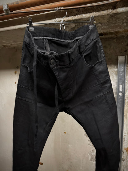 Boris Bidjan Saberi AW24 ‘P13 TF F1939’ Black Light Vinyl Coated Denim