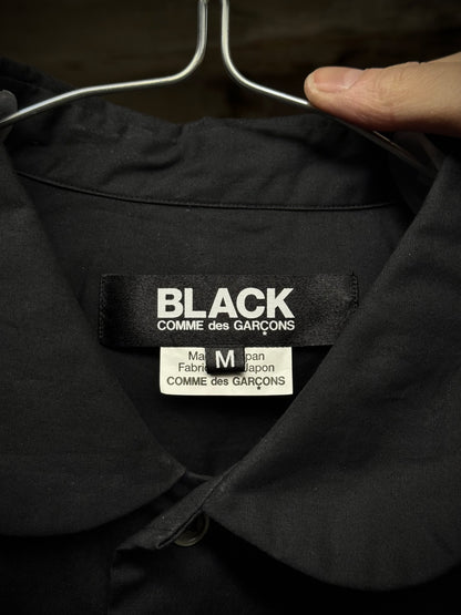COMME des GARÇONS BLACK COMME des GARÇONS AW18 Round Collar Button-Up Shirt detail | DRIEW GARMENTS