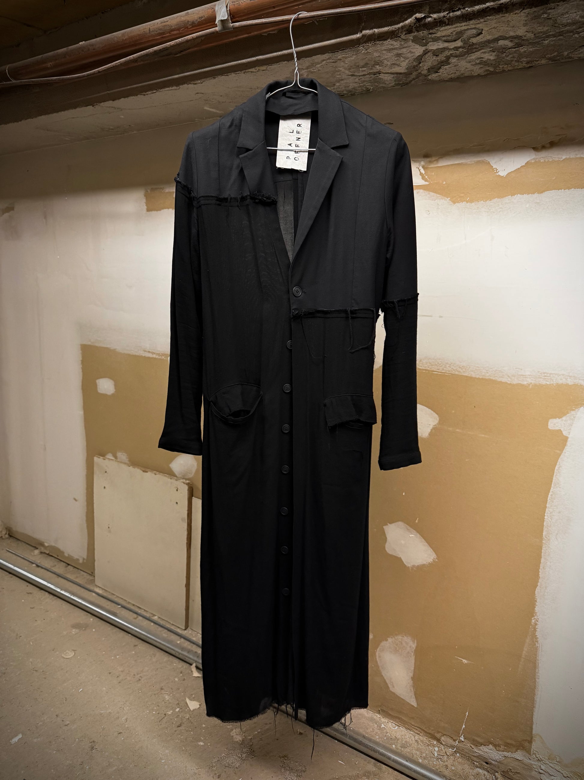 PAL OFFNER Frayed Edge Patchwork Light Coat | Archive Fashion Toronto