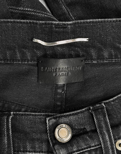 Saint Laurent Paris AW17 ‘D02’ Washed Grey Skinny Denim
