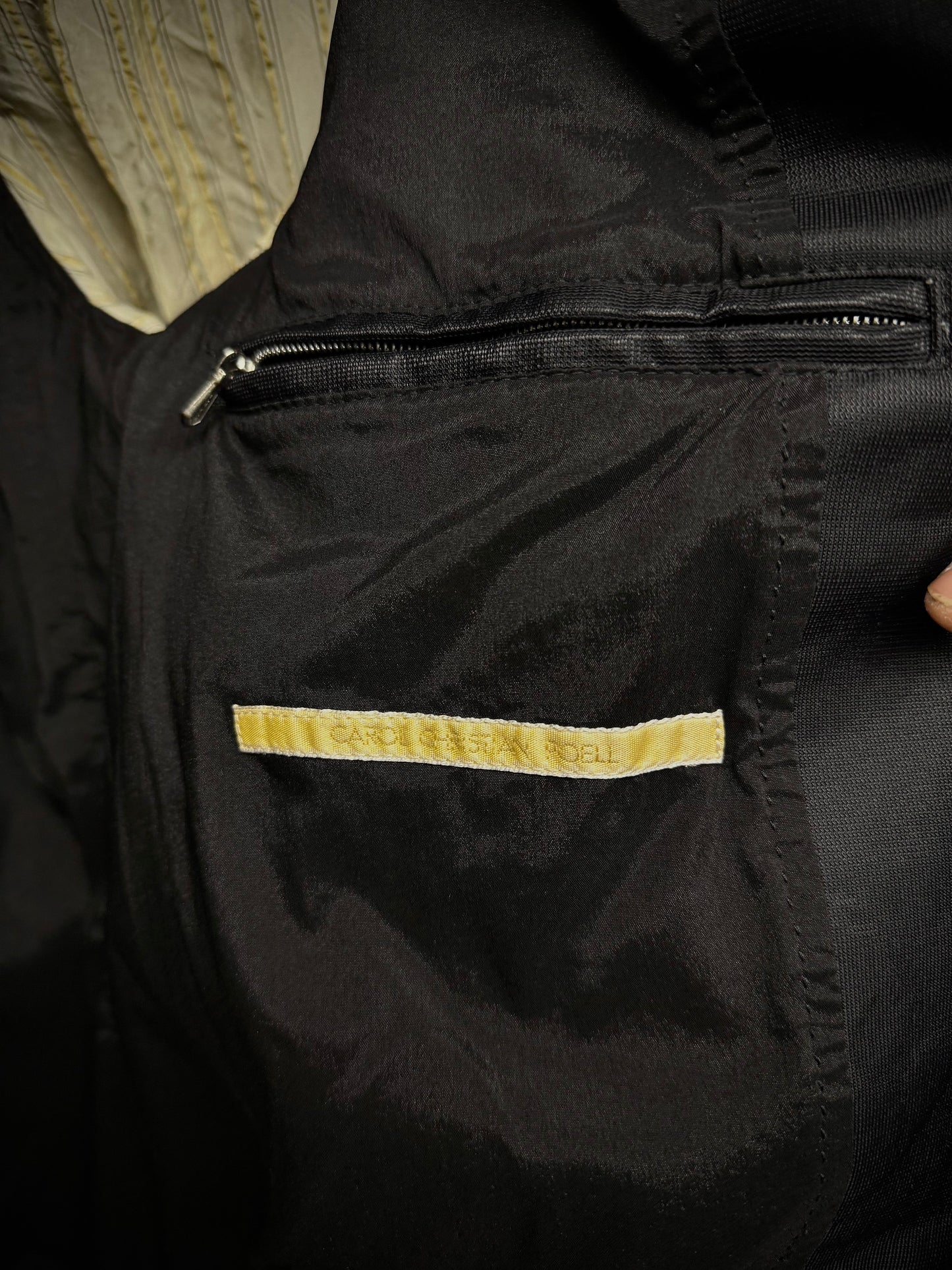 Carol Christian Poell AW96-97 Bubble Effect Zip-Up Work Jacket