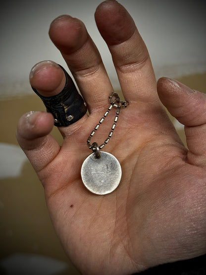 Carol Christian Poell ‘MM/2650’ Silver Compass Ball Pendant Necklace detail | DRIEW GARMENTS