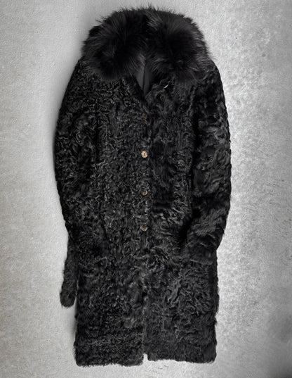Giorgio Brato Early 00s Sheep Fur Long Coat