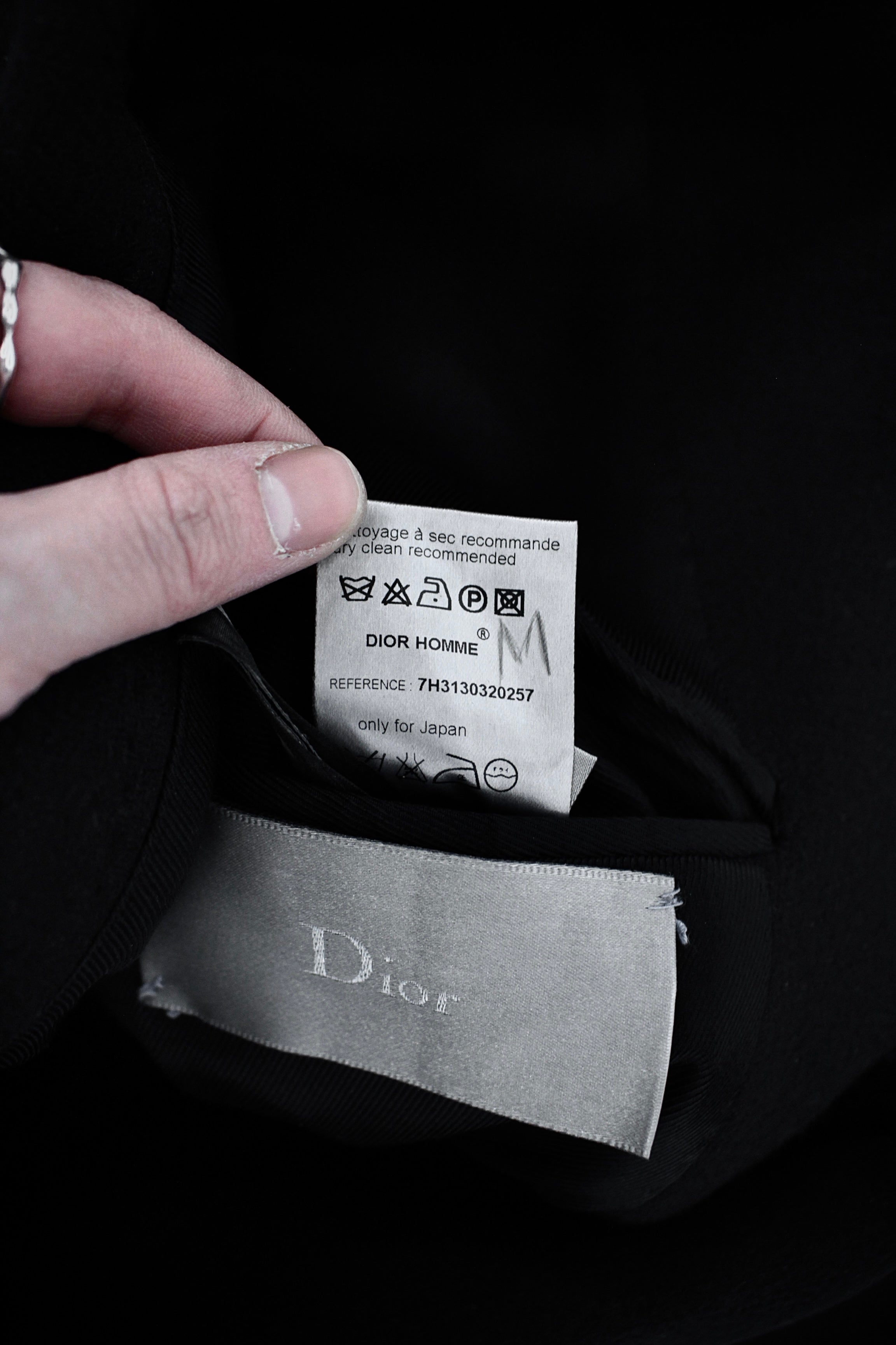 DIOR HOMME AW07 Classic Tailored Heavy Wool Coat | DRIEW
