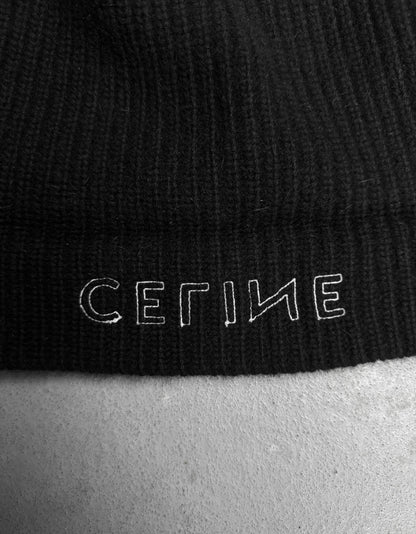 CELINE by Hedi Slimane AW21 Ribbed Wool Beanie