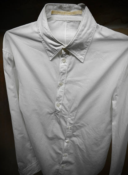 Carol Christian Poell 'CM/2612 RAUCH/1' White Dead-End Button-Up Shirt detail | DRIEW GARMENTS
