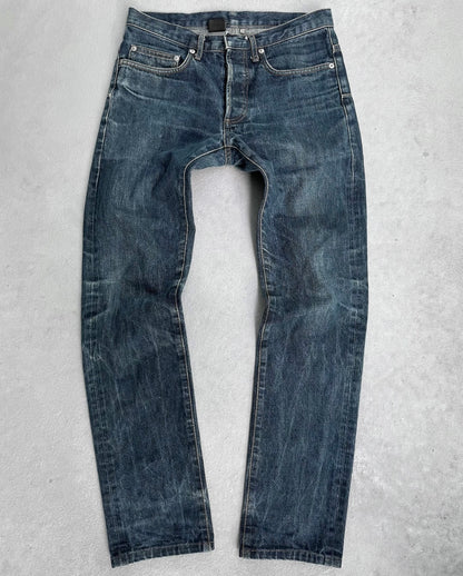 DIOR HOMME Early 00s Washed Blue Denim