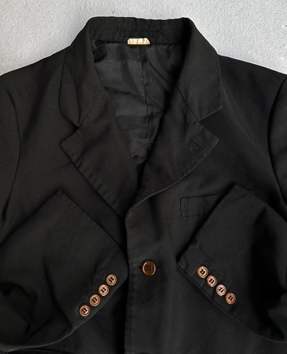 COMME des GARÇONS HOMME DEUX AW18 Black Blazer