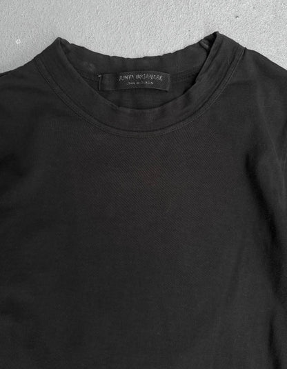 Junya Watanabe Early 00s Washed Black Crewneck T-shirt