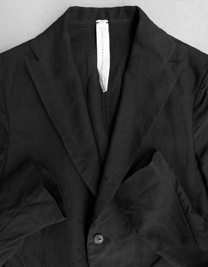 A DICIANNOVEVENTITRE (A1923) Overlock 3-Button Linen Blazer