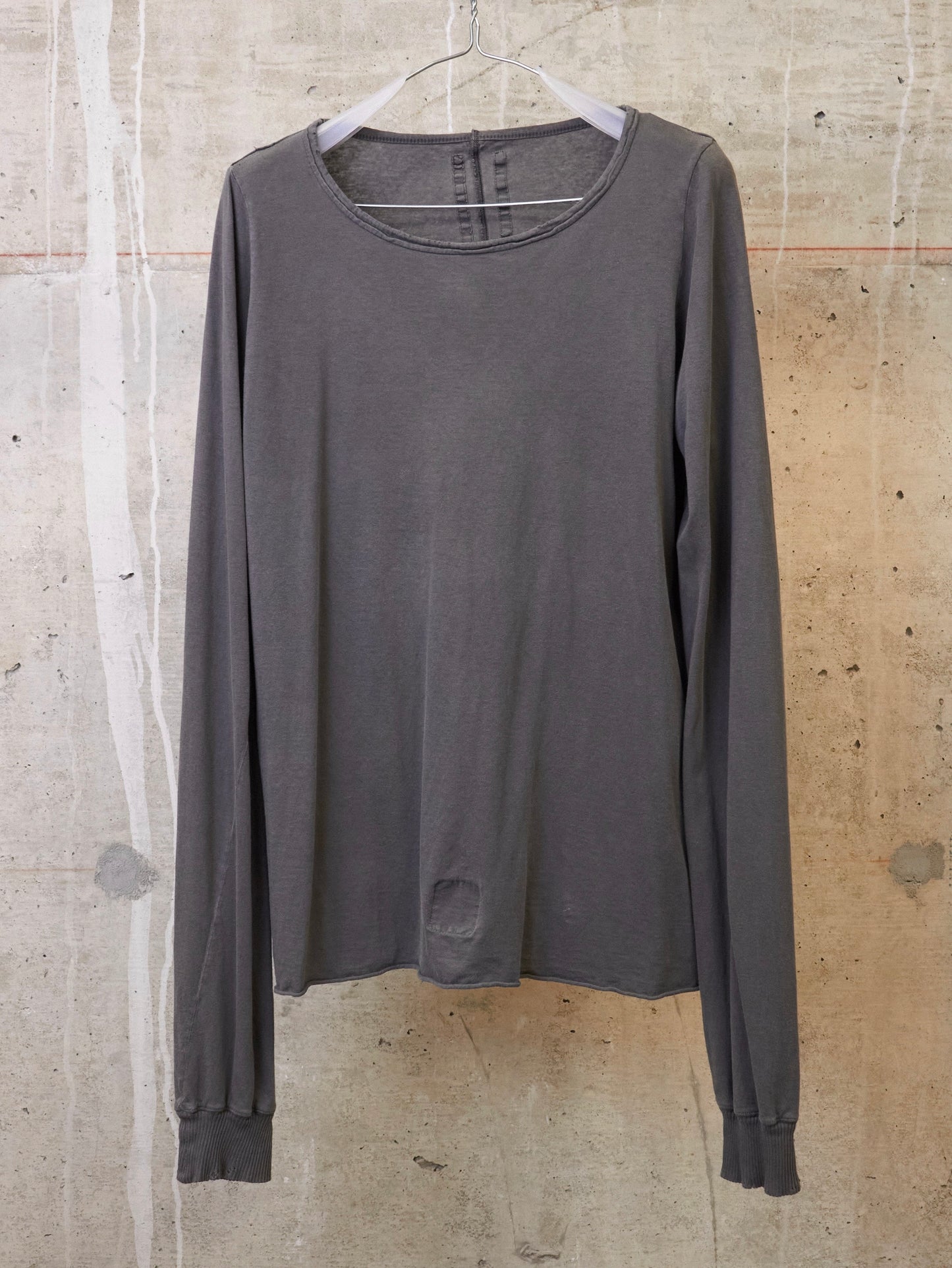 Rick Owens DRKSHDW SS06 "TUNGSTEN" DRKSHADOW Rolled Hem Long-sleeves