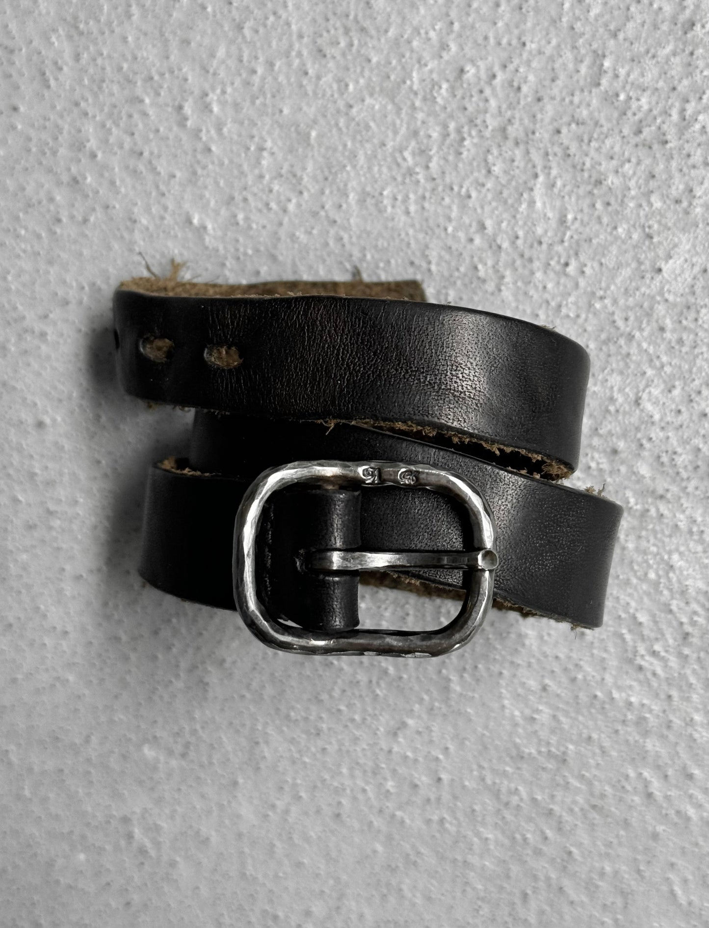 WERKSTATT:MÜNCHEN Double Wrap Leather Wristband