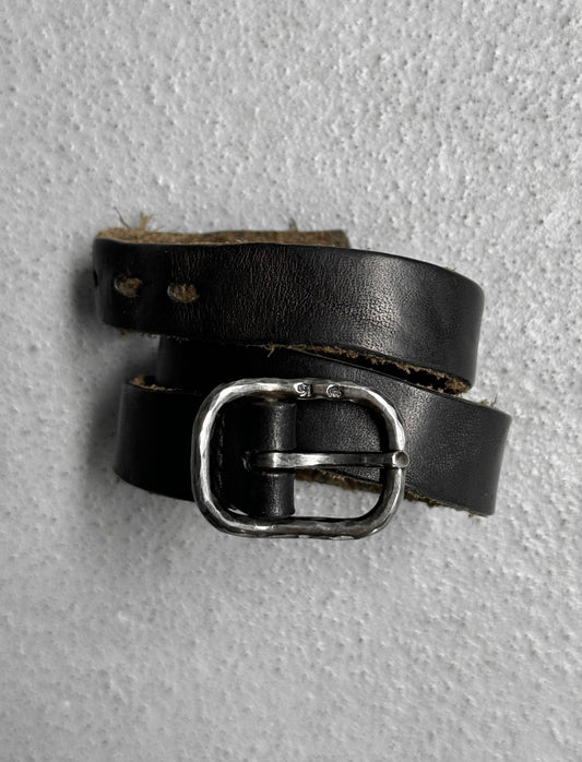 WERKSTATT:MÜNCHEN Double Wrap Leather Wristband