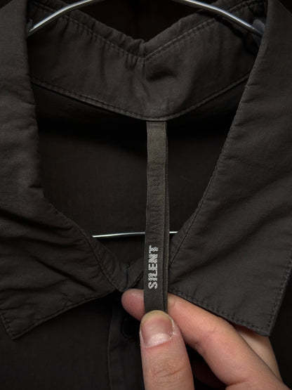 SILENT by DAMIR DOMA 2010s Olive Grey Classic Button-up Shirt