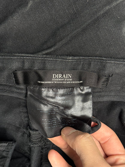 DIRAIN Early 00s Ruched J-cut Skinny Denim