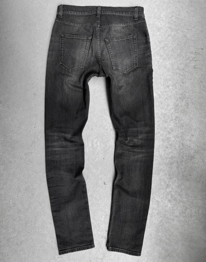 Saint Laurent Paris AW17 ‘D02’ Washed Grey Skinny Denim