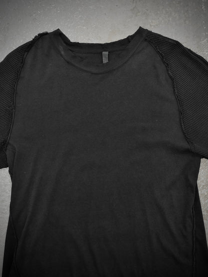 DAMIR DOMA 2010s Distressed Raglan Mesh Sleeve T-shirt