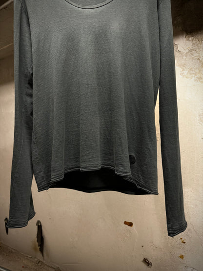 Number (N)ine AW06 “NOIR” Auqa Marine Scoop Neck Long-sleeves detail | DRIEW GARMENTS