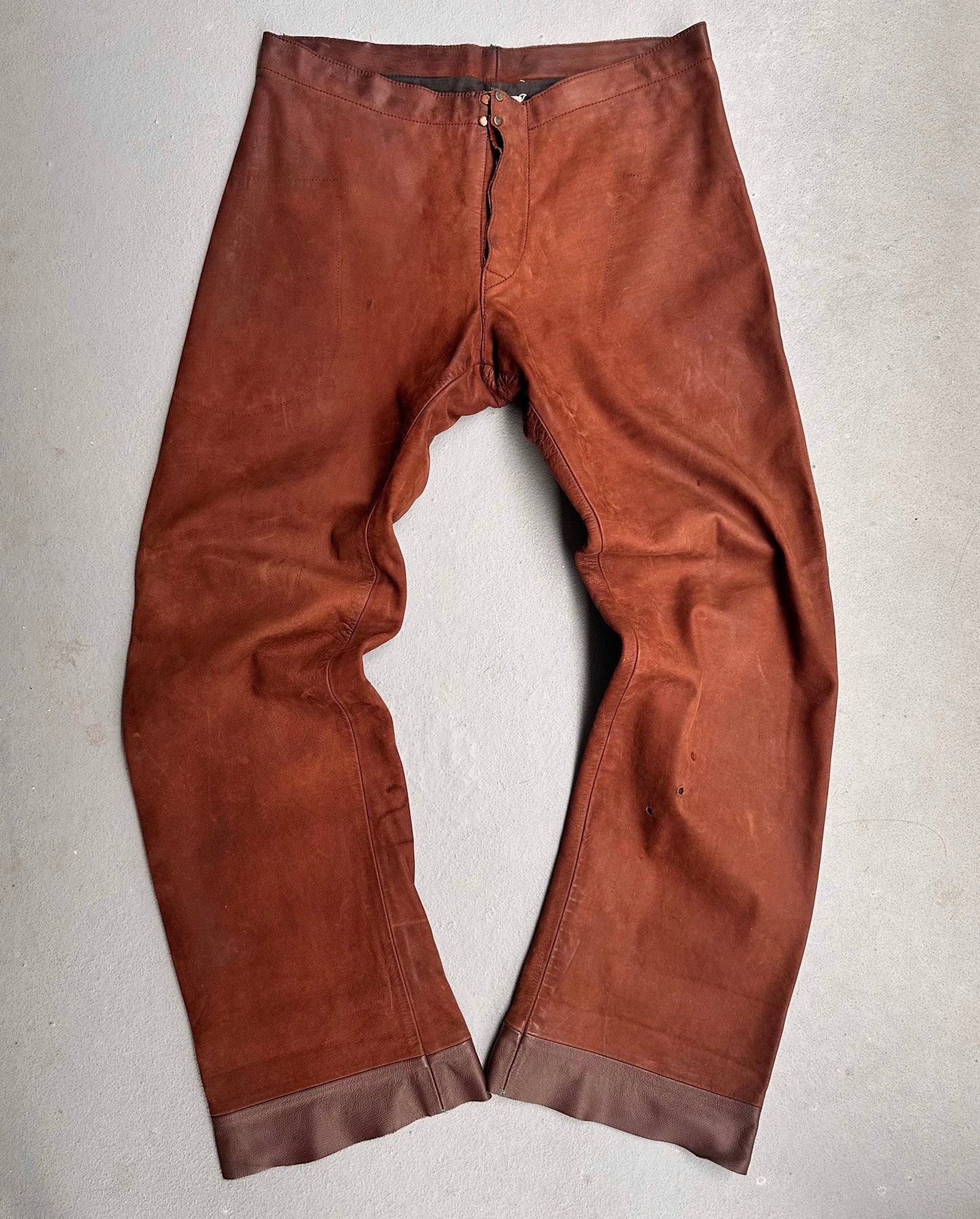 Maison Martin Margiela AW01 ‘Anatomical’ Raw Cowhide Leather Pants