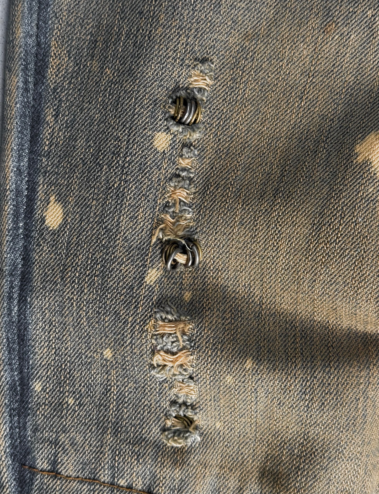 IfSixWasNine Early 00s ‘NO.MUD MAX/SBB 351DK’ Bell-Bottom Flare Denim