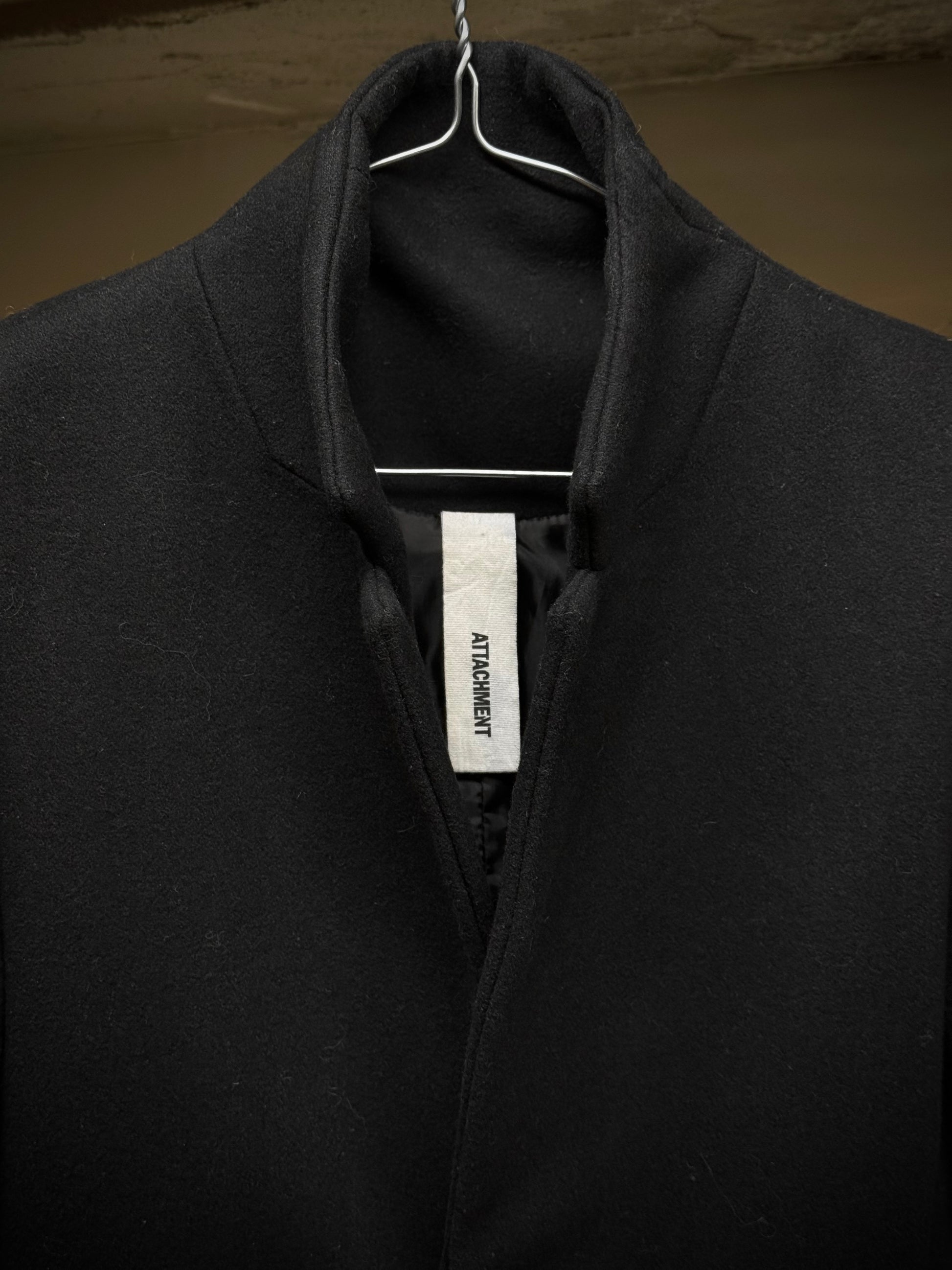 Attachment by Kazuyuki Kumagai Tailored Wool Short Coat detail | DRIEW GARMENTS