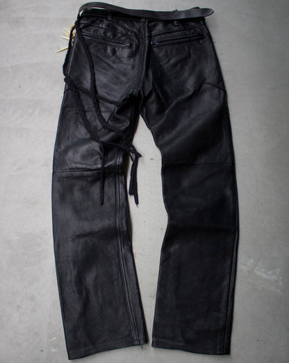 Number (N)ine SS99 Lambskin Rider Leather Pants