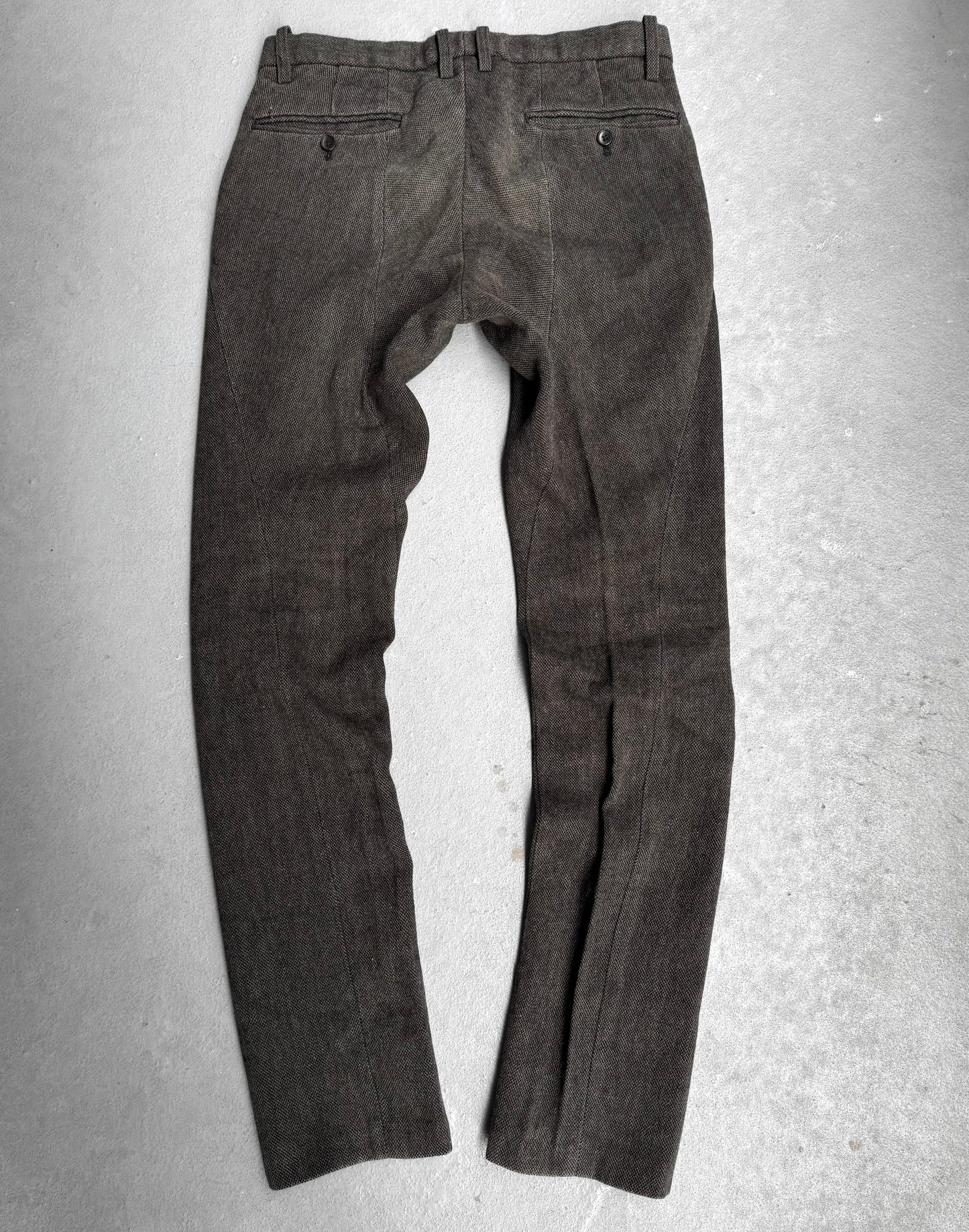 The Viridi-Anne Early 00s Straight Leg Wool Trousers