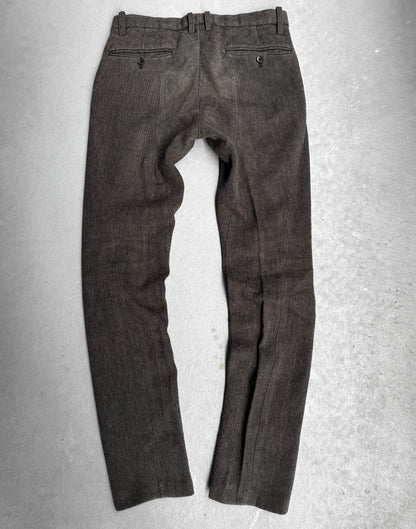 The Viridi-Anne Early 00s Straight Leg Wool Trousers