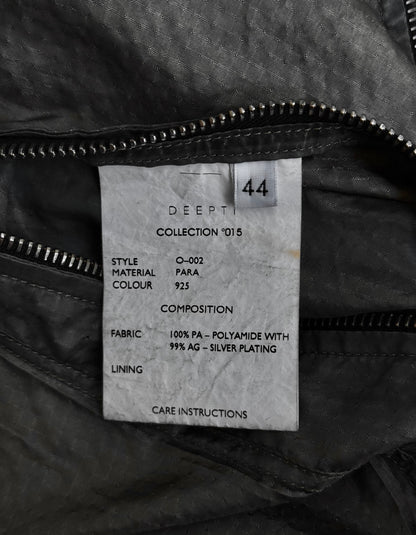 DEEPTI Collection °015 .925 Silver Plated 'O-002' High Neck Bomber Jacket