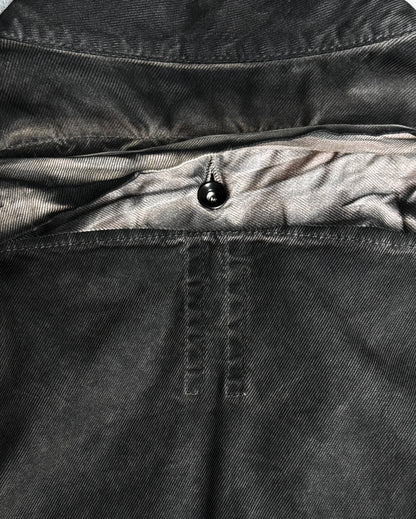 Rick Owens DRKSHDW AW11 “LIMO” Hybrid Lambskin Leather Mud-dyed ‘Slave’ Jacket