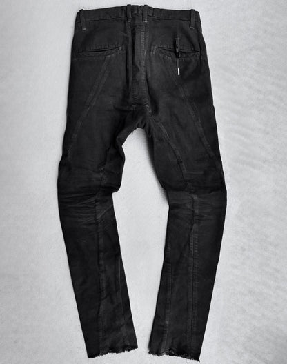 Boris Bidjan Saberi AW13-14 P5-F181 Object Dyed Articulate J-cut Pants