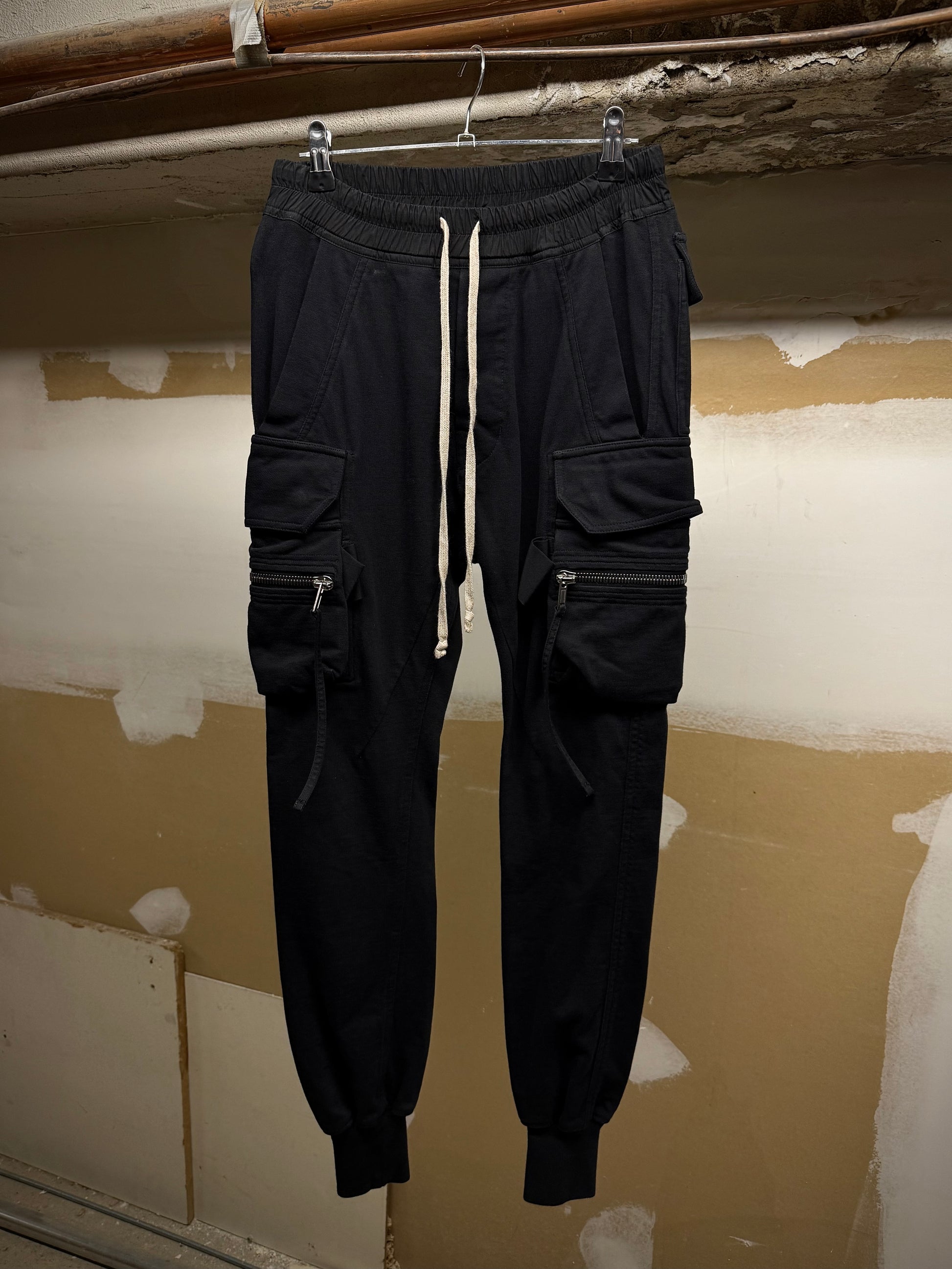 Rick Owens SS17 "WALRUS" Cotton Jersey Cargo Joggers | Archive Fashion Toronto