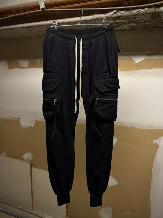Rick Owens SS17 "WALRUS" Cotton Jersey Cargo Joggers