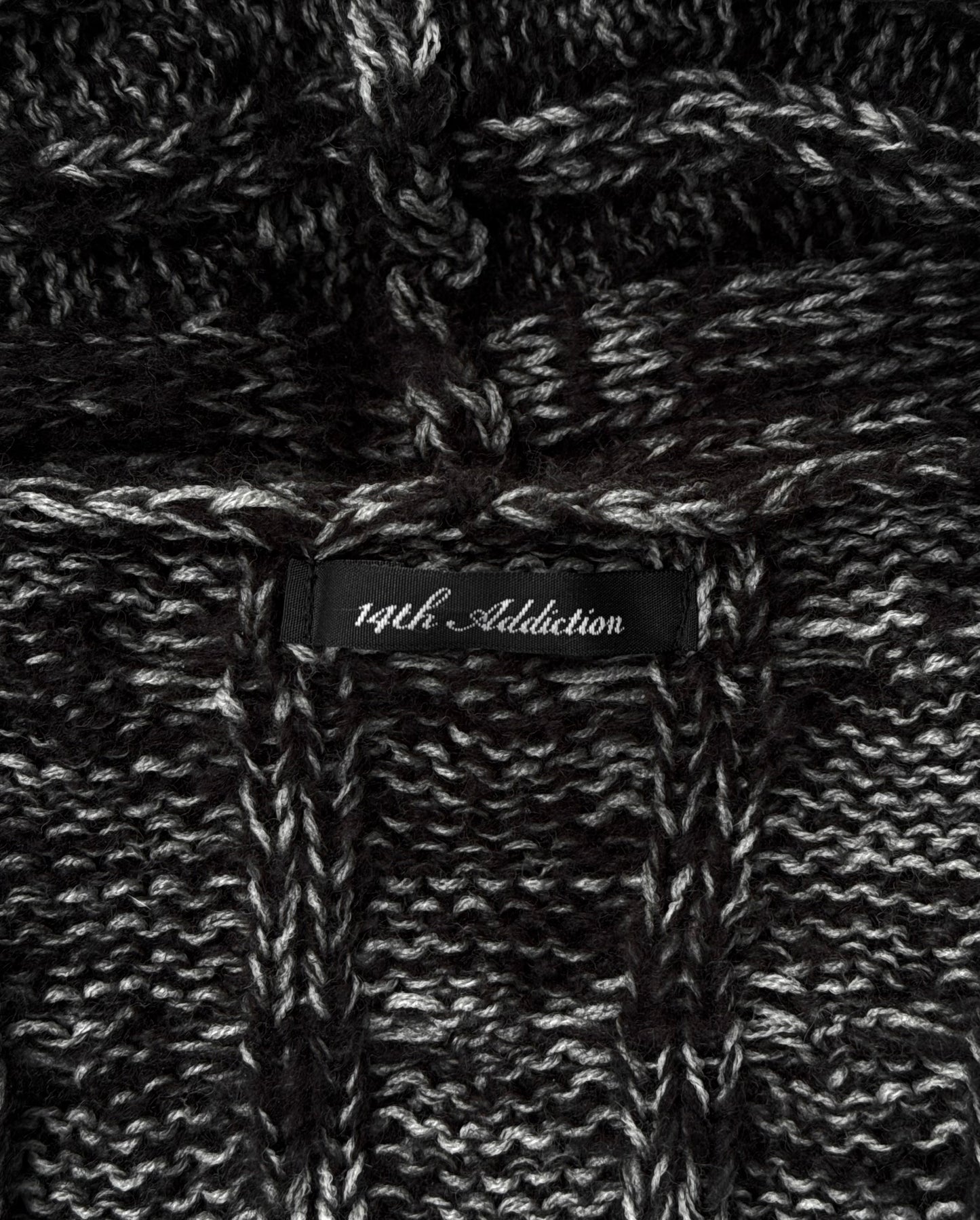 14 Addiction AW13 Mohair-blend Knitted Cardigan