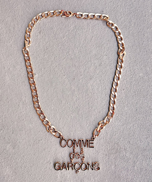 COMME des GARÇONS Gold Link Chain Necklace