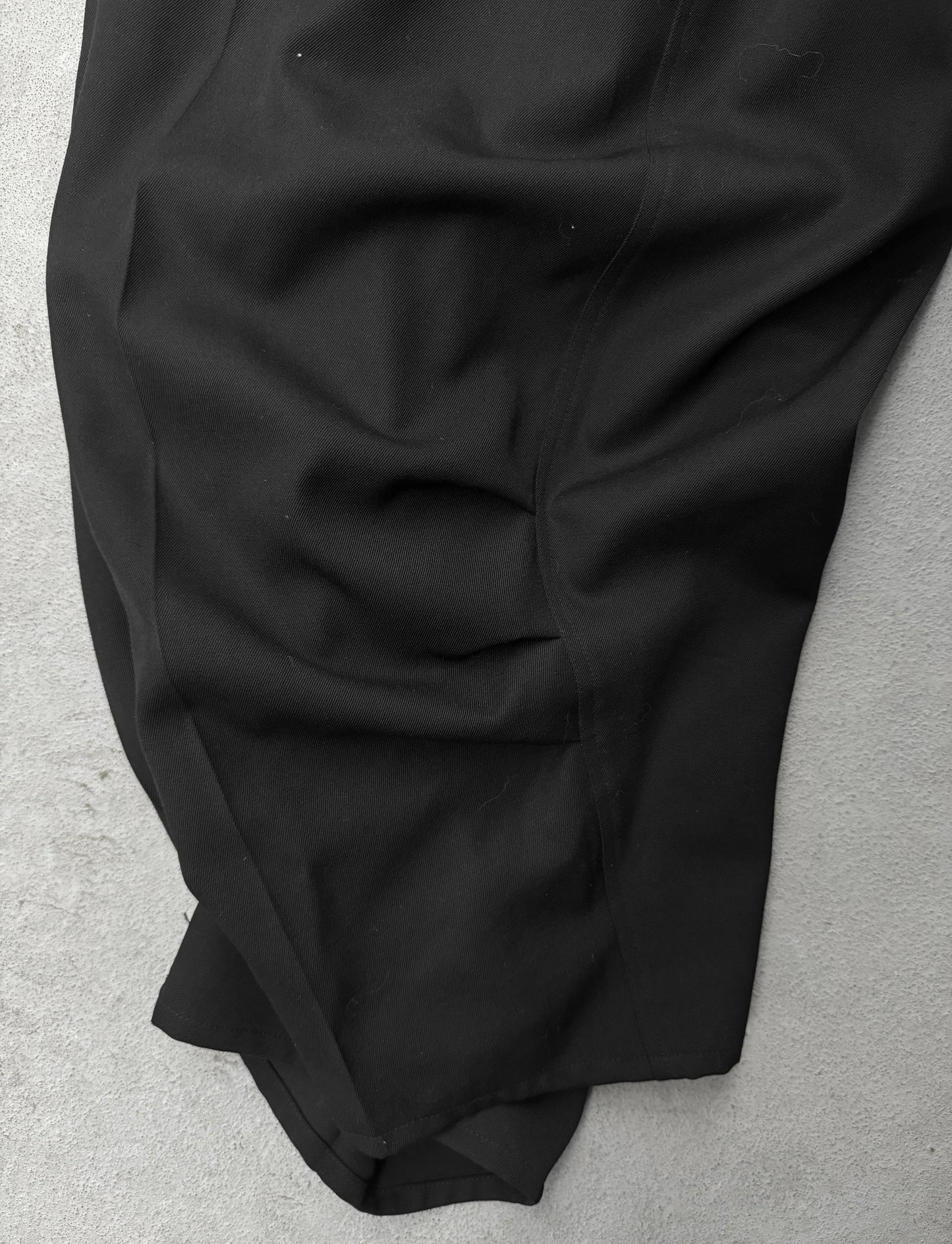 Chistopher Nemeth 'NO.102D' 3D Pleated Knee Wool Crop Pants