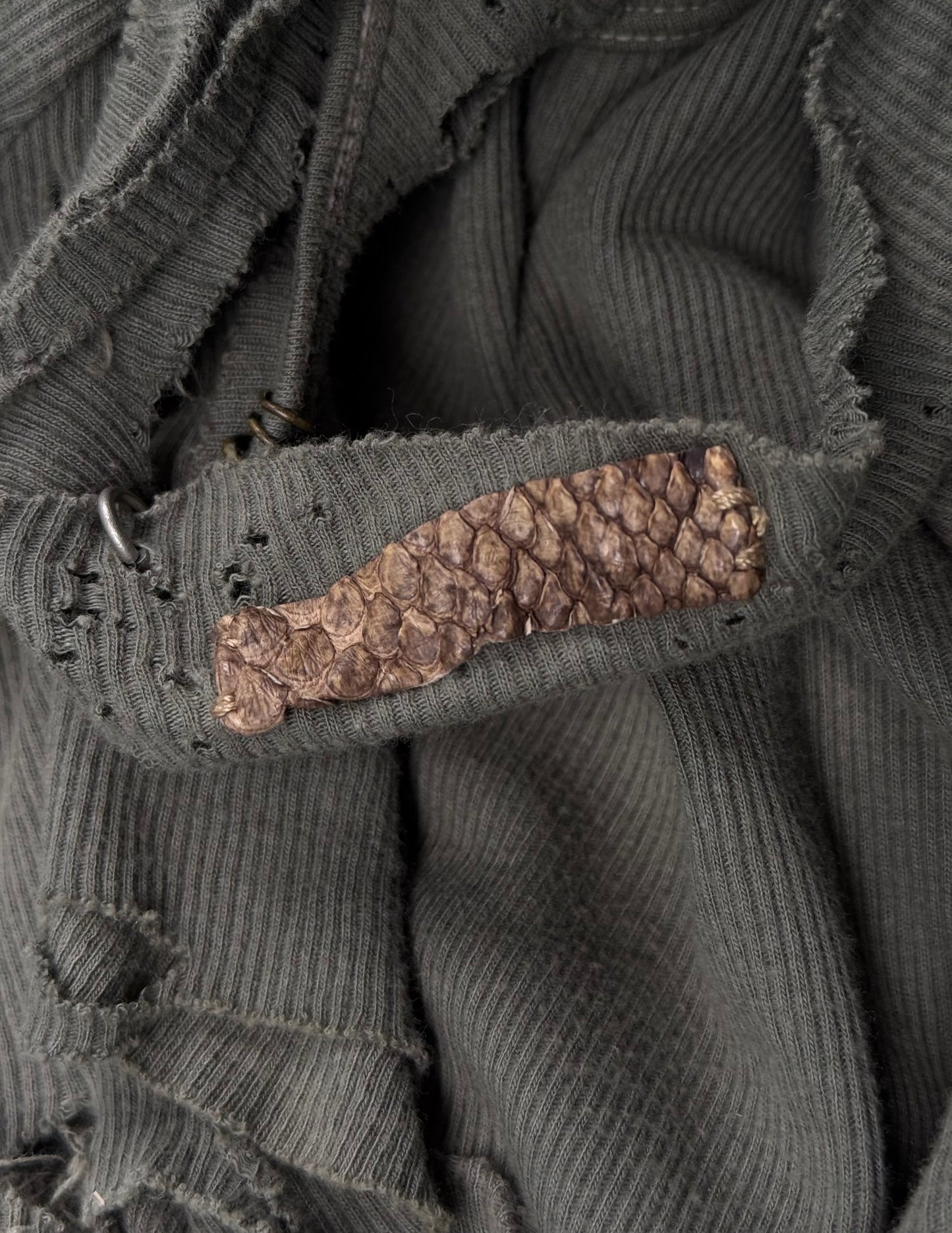IfSixWasNine Early 00s ‘MUDMAX’ Ribbed Cotton T-shirt