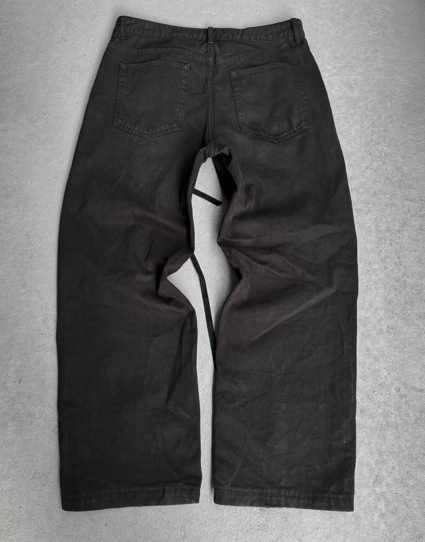 Ann Demeulemeester AW24 'Joakim' Slouchy Wide Leg Denim