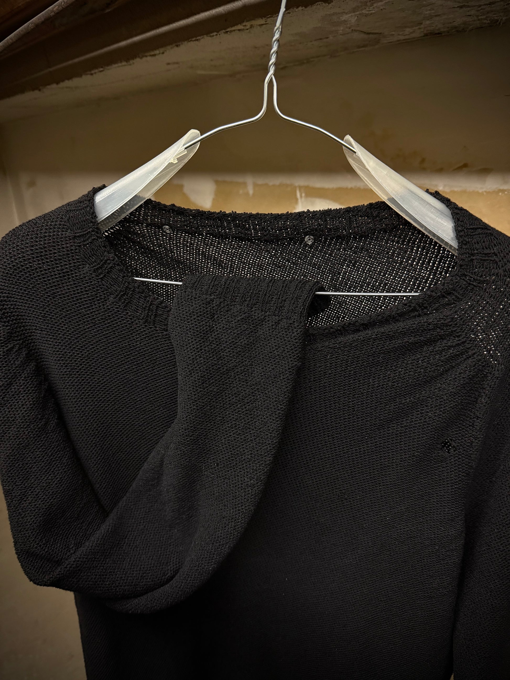 Carol Christian Poell ‘KM/2629-IN PENTASIR/10’ Seamless Round Neck Wool Knitted Sweater detail | DRIEW GARMENTS