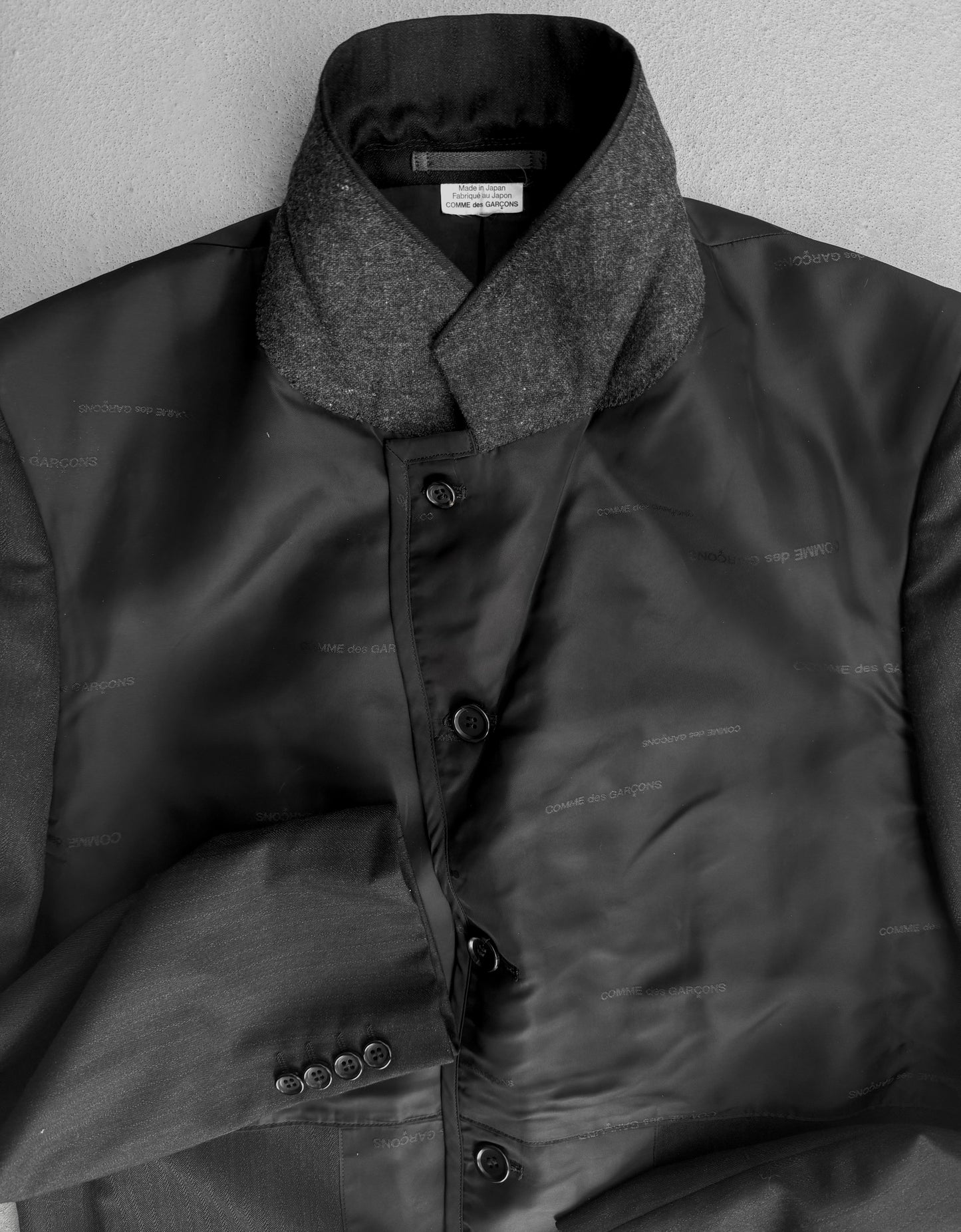 COMME des GARÇONS HOMME DEUX AW22 Lining Panel Blazer